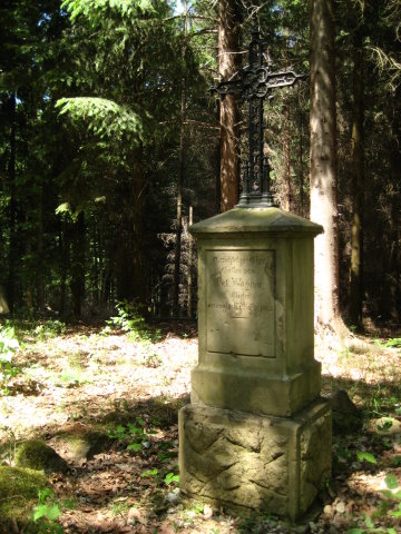 Wegekreuz auf der 5-Weiher-Tour