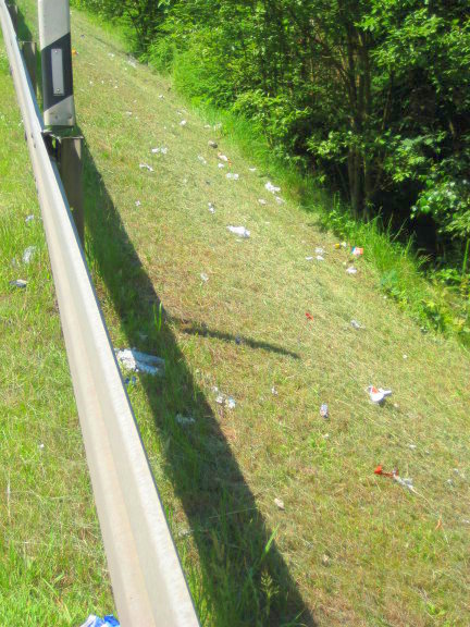 der Müll von Mac Donald & Co