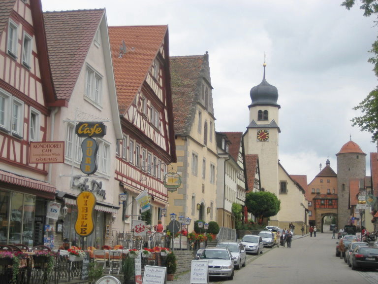 alter Stadtkern von Langenburg