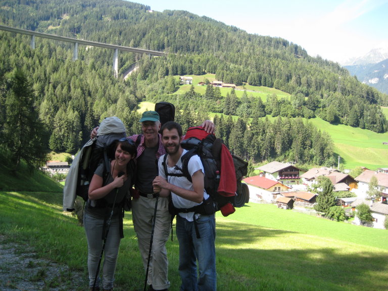 Linda und Sebastian auf dem Goetheweg vorm Brenner