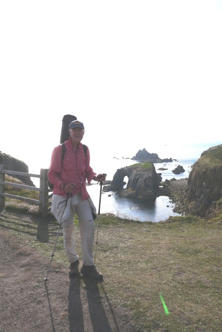 Lands end on the south-west-coast-path